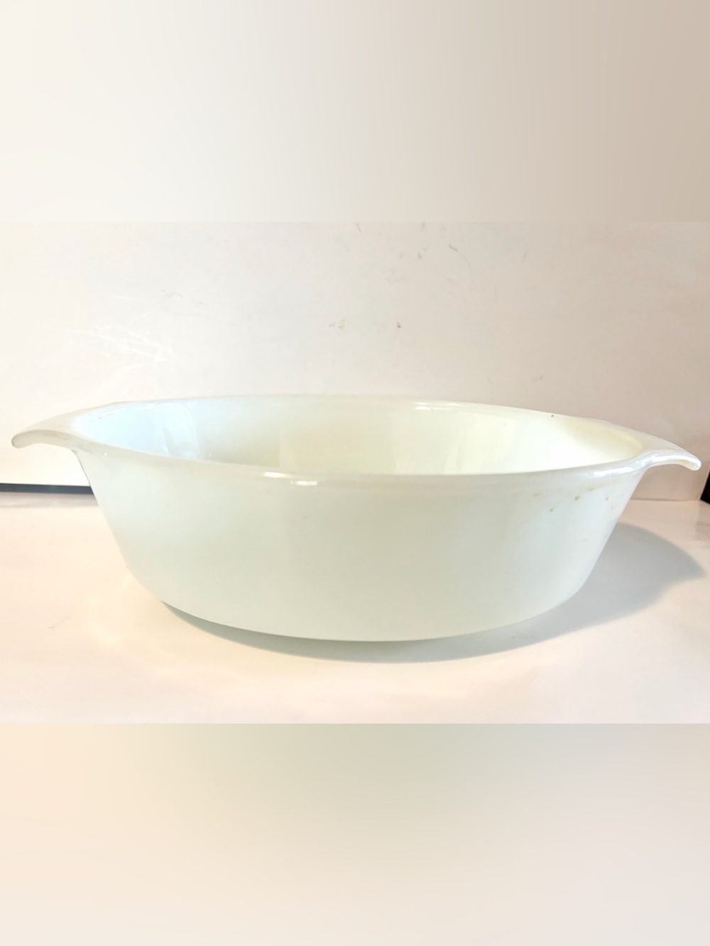 Fire King Anchor Hocking Vintage 1.5 qt. #433 Milk Glass Oval Casserole Dish